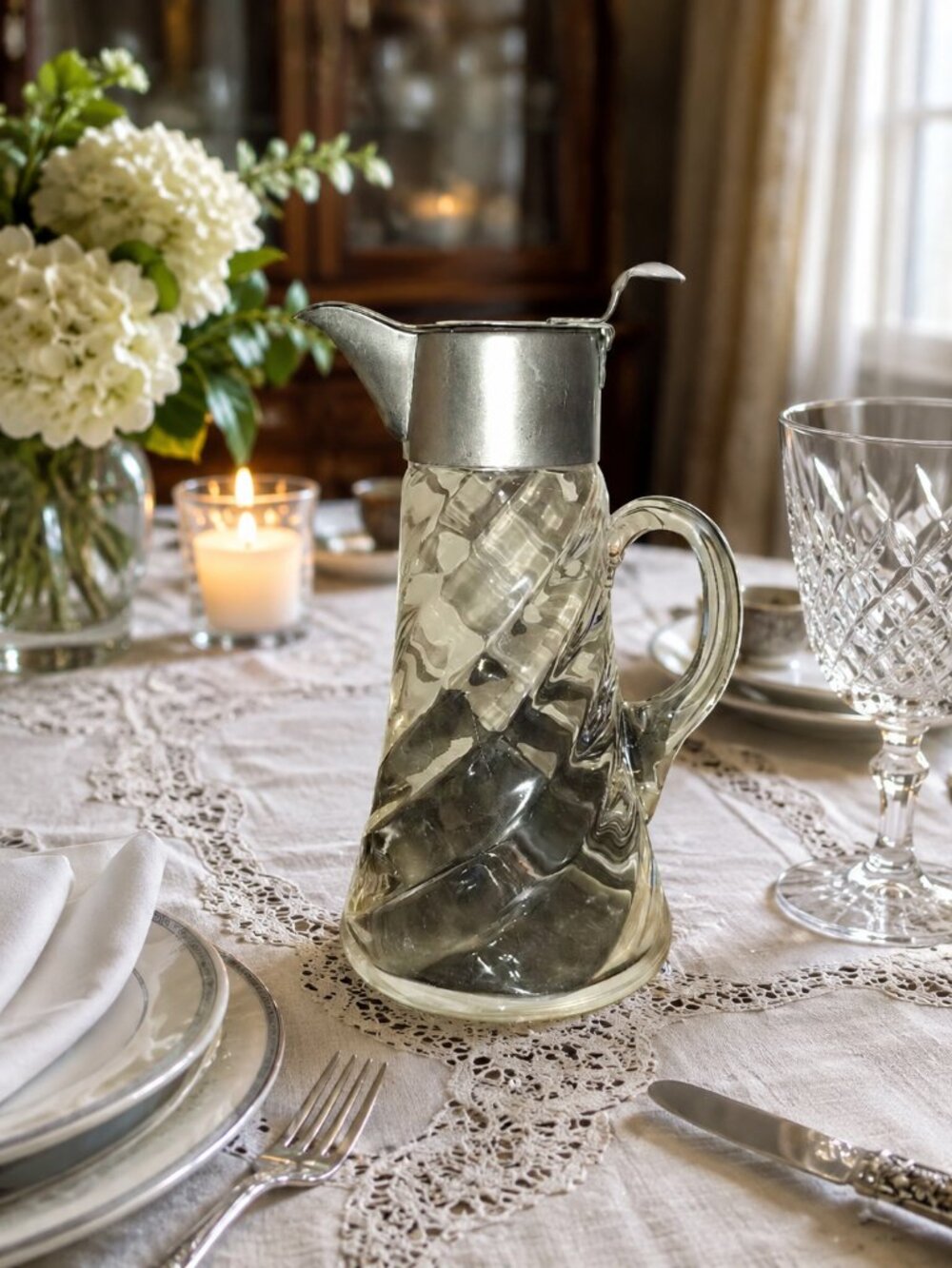 Vintage Decanter for Syrup or Sauces